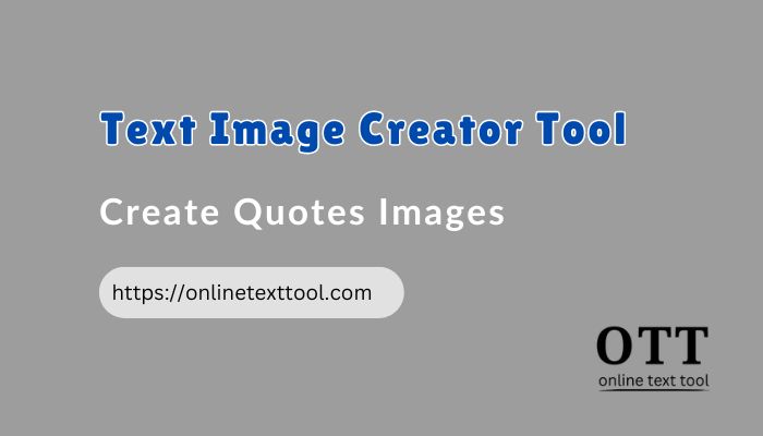 Text Image Creator Tool